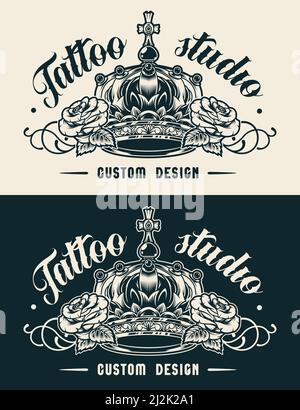 Art Royal Tattoo Shop Logo by Irmak Gursu on Dribbble