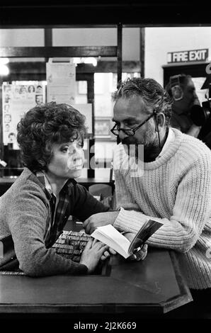 Prunella Scales and Paul Freemanstar in 'The Index Has Gone Fishing' 22nd June 1987. Stock Photo