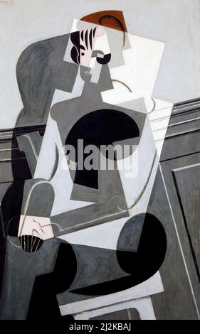 Art by Juan Gris - Portrait of Josette Gris (1916). Stock Photo