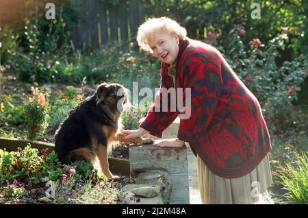 Denise Robertson feature. 27th October 1989. Stock Photo