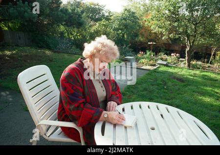 Denise Robertson feature. 27th October 1989. Stock Photo