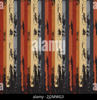Rusty Old Wall Vertical Striped Pattern Background Wallpaper Stock Vector