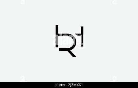 HR RH H R vector logo design Stock Vector