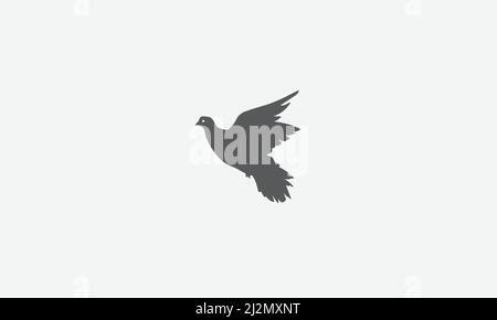 Flying Birds vector logo design Stock Vector