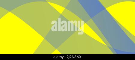Abstract background banner 8K light, dark, yellow, gold, black, white, gray, blue, ray, laser, fog, stripes, grid, square, gradient Stock Photo