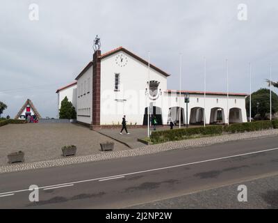 Camara Municipal City Hall in Santana City centre Madeira Portugal EU deals with Public works Planning and Development and Finance and Mangement Servi Stock Photo