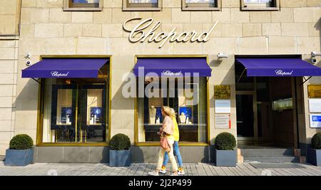 Chopard Luxury Jewelry shop in Taipei 101 shopping mall located