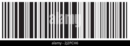 Barcode, QR-code, Realistic barcode icon. Vector illustration for your design. Stock Vector