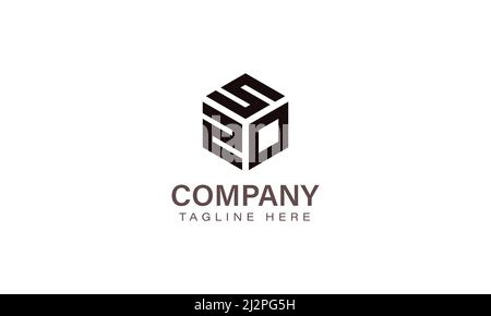 Letter SZO Logo, Three Letter Logo, Alphabet S Z O Hexagon Shape Vector Icon Template Stock Vector