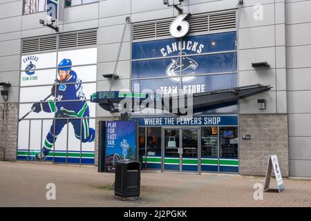 Canucks team store store rogers arena