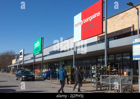 Gallagher Retail Park, Huddersfield Stock Photo