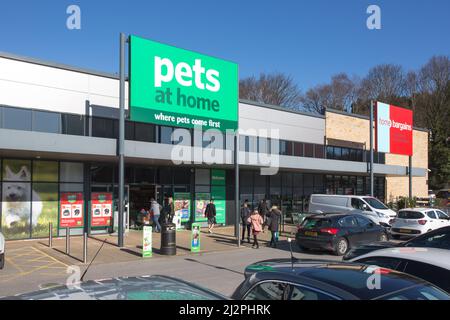 Gallagher Retail Park, Huddersfield Stock Photo