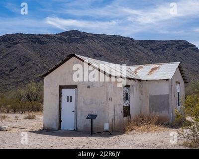 Henry Gray's home, Bates Well ranch, Organ Pipe Cactus National Monument, Arizona. Stock Photo