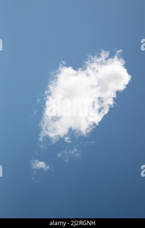 White cloud in blue sky Stock Photo