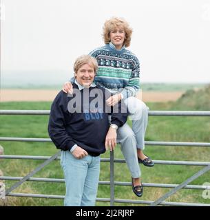 Actor William Roache in Wales with his wife Sarah. 20th August 1993. Stock Photo