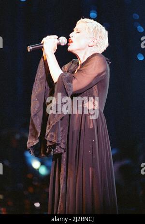 Madonna in concert. The Girlie Show World Tour, Wembley Stadium. 25th September 1993. Stock Photo