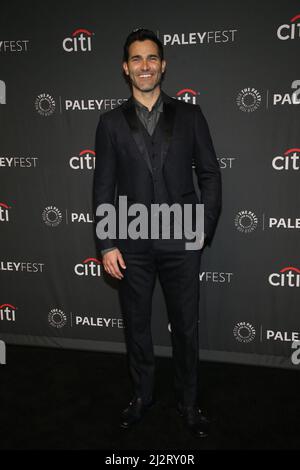Hollywood, California, USA. Hollywood, Ca. 3rd Apr, 2022. Tyler Hoechlin at the PaleyFest LA 2022 presentation of Superman & Lois at the Dolby Theater in Hollywood, California on April 3, 2022. Credit: Faye Sadou/Media Punch/Alamy Live News Credit: MediaPunch Inc/Alamy Live News Stock Photo