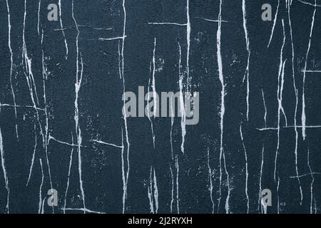 Abstract texture blue wall background with white vertical stripes Stock Photo