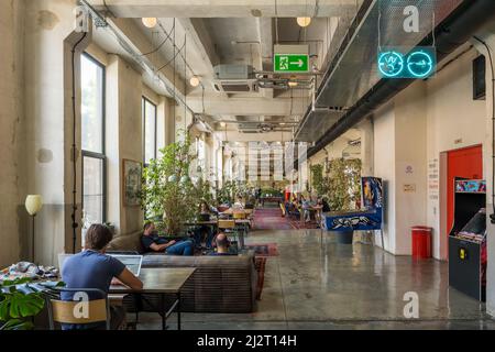 Modern cultural center Fabrika in Tbilisi, Georgia. Stock Photo