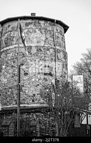 Lindener Turm ,Lindener Alpen ,Von Alten Garten ,Hannover. Stock Photo