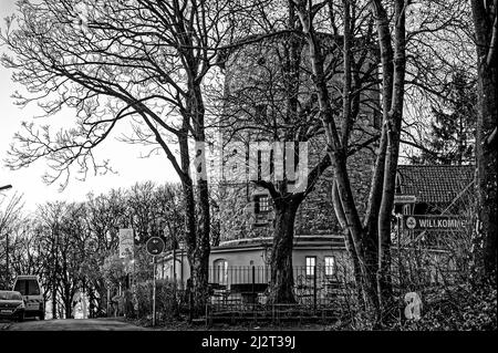 Lindener Turm ,Lindener Alpen ,Von Alten Garten ,Hannover. Stock Photo
