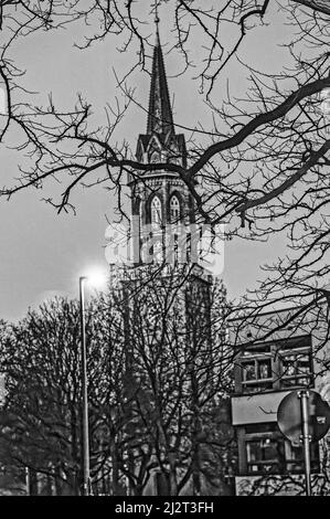 Lindener Turm ,Lindener Alpen ,Von Alten Garten ,Hannover. Stock Photo