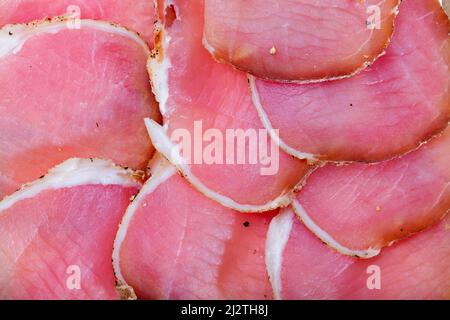 Polenitsa is dry-cured filet. Dish of Belarusian cuisine Stock Photo