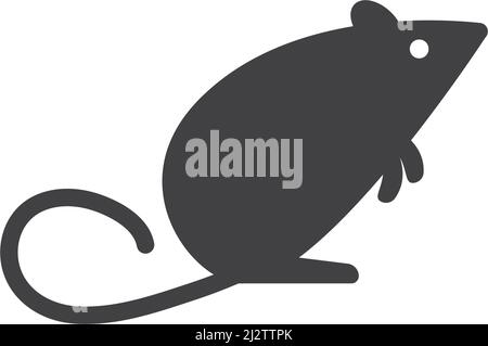 Mouse logo icon Vector illustration design Stock Vector