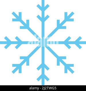 Snowflakes Logo ilustration vector Template Stock Vector