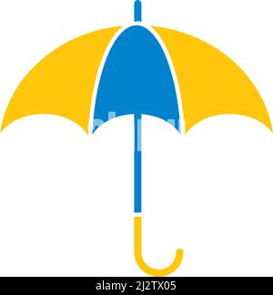 Umbrella logo concept vector template Stock Vector
