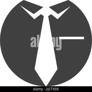 Tuxedo logo vector icon template Stock Vector