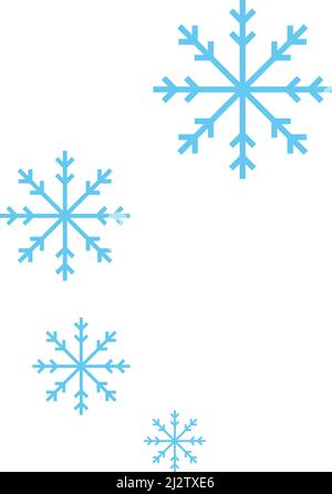 Snowflakes Logo ilustration vector Template Stock Vector