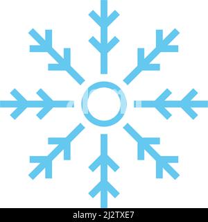 Snowflakes Logo ilustration vector Template Stock Vector