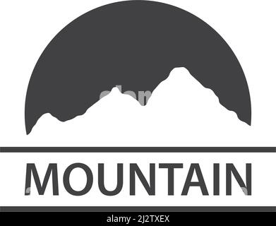 Mountain Logo Business Template Vector Stock Vector Image & Art - Alamy