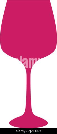 Wine Logo illustration flat design Template Stock Vector