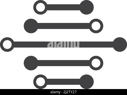Circuit technology logo vector template Stock Vector