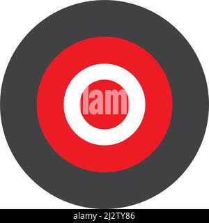Target icon vector ilustration template Stock Vector