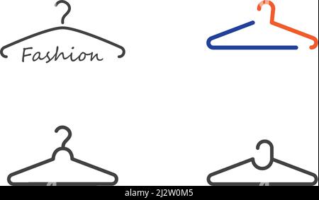 Hanger icon flat design vector template Stock Vector