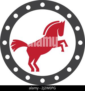 Horse Logo Template Vector illustration design Stock Vector