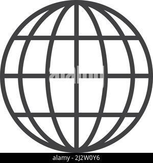 Globe technology ilustration logo icon vector template Stock Vector