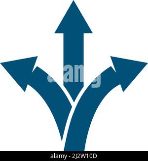 Direction icon vector flat design Stock Vector