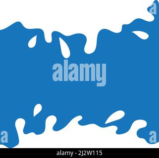 Milk Splash background vector template Stock Vector