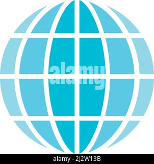 Globe technology ilustration logo icon vector template Stock Vector