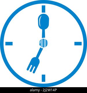 fork and spoon logo vector template Stock Vector