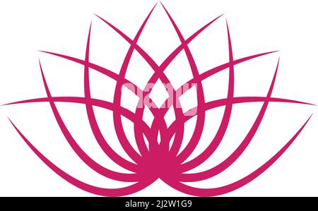 Lotus flower logo Template Vector Stock Vector