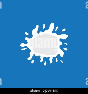 Milk Splash illustration vector template Stock Vector