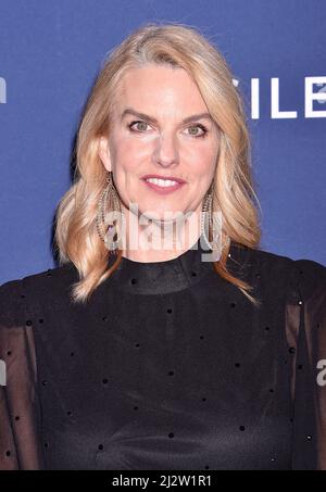 BEVERLY HILLS, CA - APRIL 02: Sarah Kate Ellis attends the 33rd Annual GLAAD Media Awards at the Beverly Hilton Hotel on April 02, 2022 in Beverly Hil Stock Photo