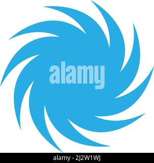 Business logo, vortex, wave and spiral icon vector template Stock Vector