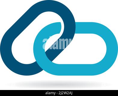 Chain Business corporate abstract unity vector logo design template Stock Vector
