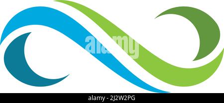 Infinity logo Vector template design Stock Vector